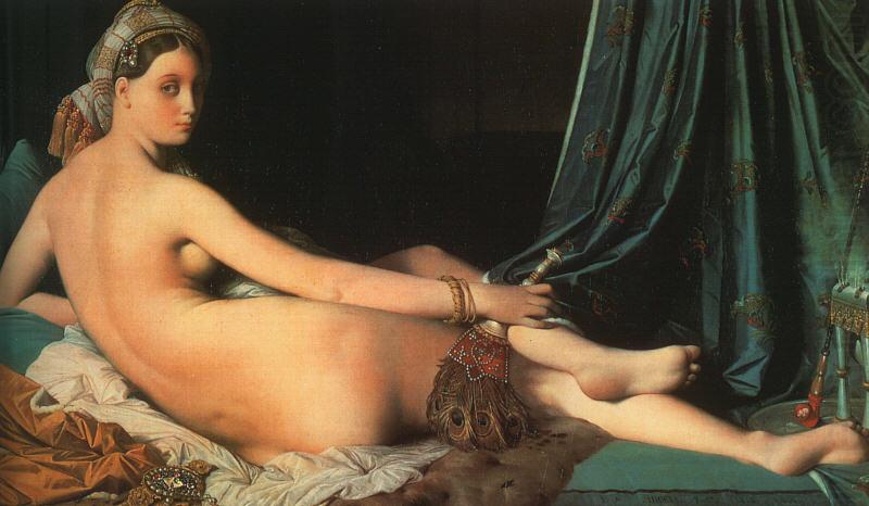 Jean-Auguste Dominique Ingres Grande Odalisque china oil painting image